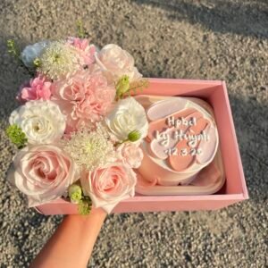 cake box flowers